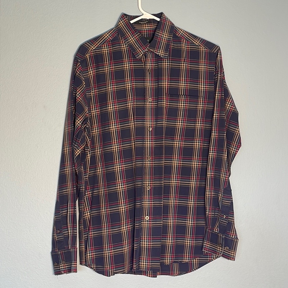 Eddie Bauer plaid button down